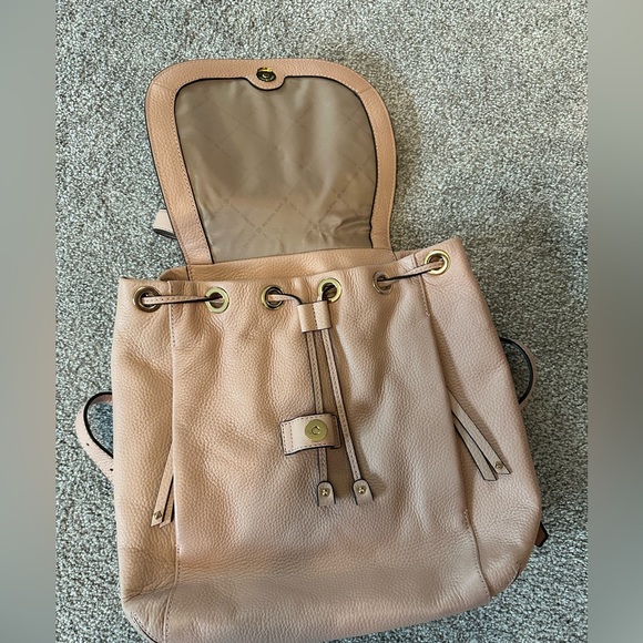 Michael Kors Riley Studded Large Backpack Pink - Picture 2 of 4